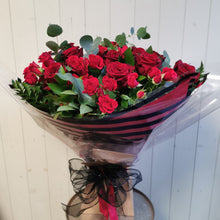 Valentines 'Red Rose Variety' Hand Tied